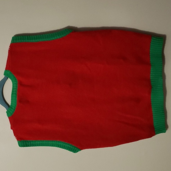 Merry Christmas Sweater Vest Unisex - Picture 3 of 5
